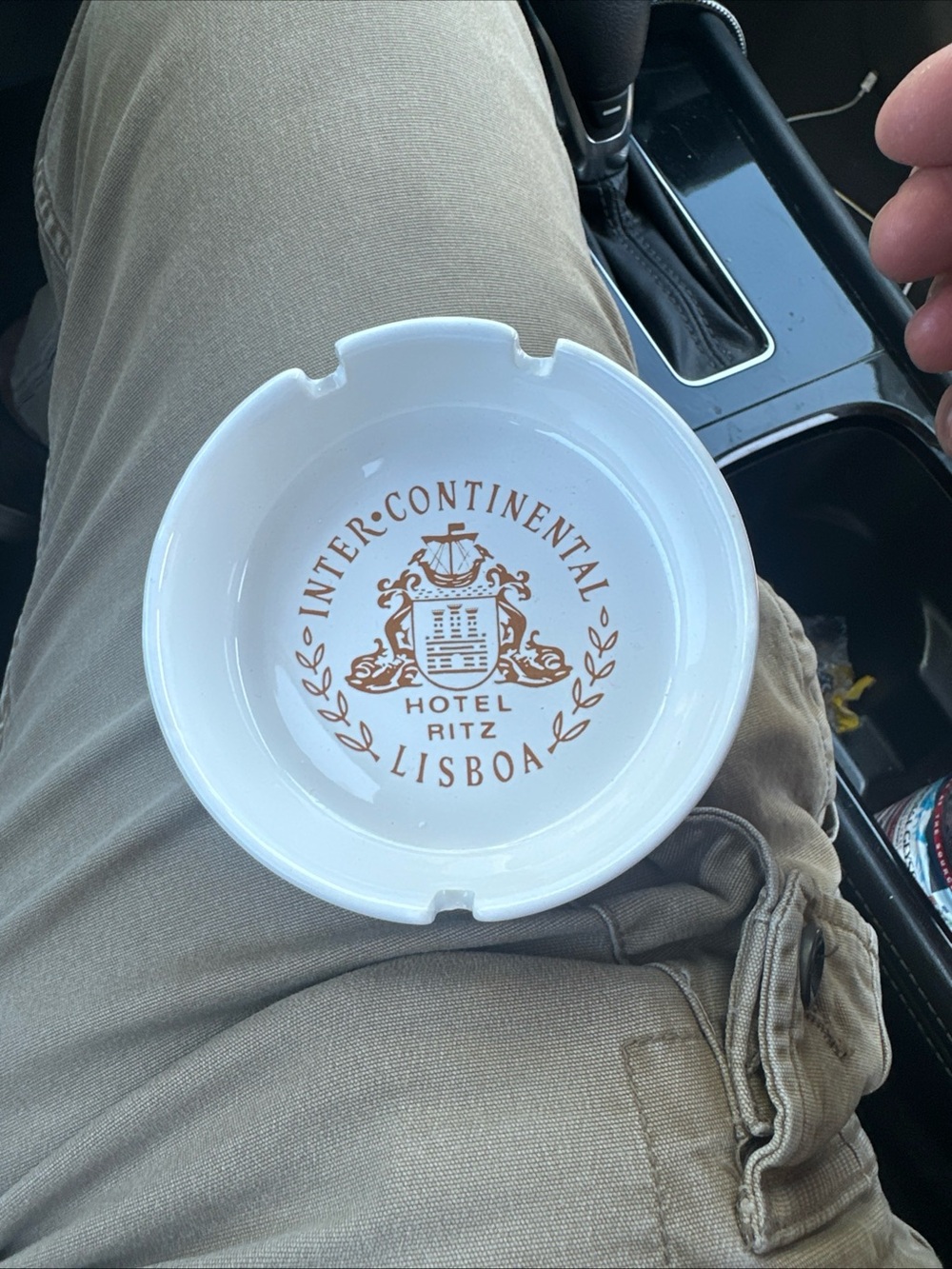 Cigarette tray from Hotel Ritz Lisboa
